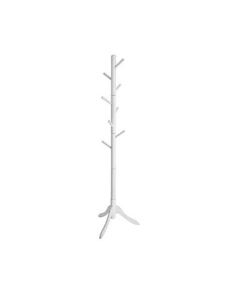 Закачалка тип дърво, Vasagle, 8 поддържачи, Бял, RCR60WT, 47 x 47 x 175 см