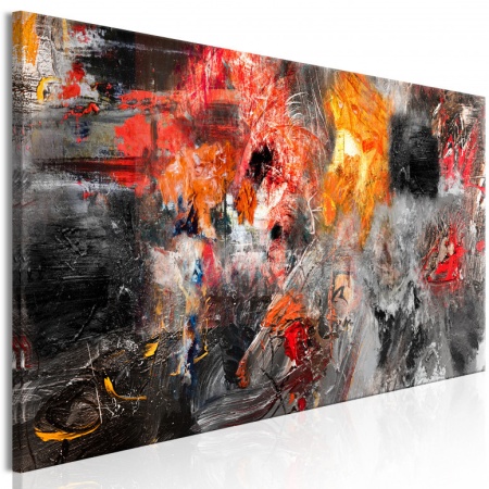 Картина - Кървава битка 150x50 см