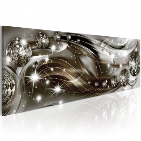 Картина - Glow and Waves 120x40 см