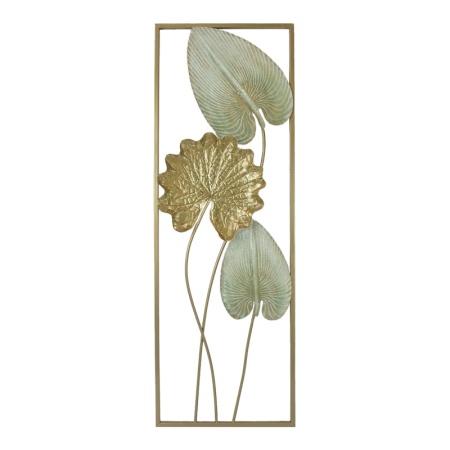 Метална декорация за стена Tropana Pako World Pako World Gold 31x2.5x90.2 cm