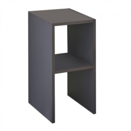 Нощно шкафче Deseo Тъмно сиво 30x30x60 cm