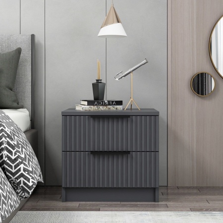 Нощно шкафче Kale Антрацит 50x47x40 см