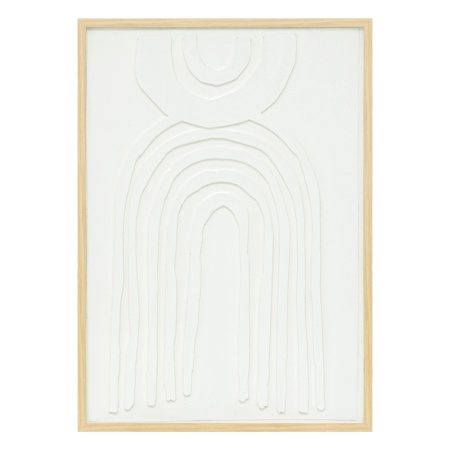 Платно в рамка Bobby Pako World White 50x2.6x70 cm