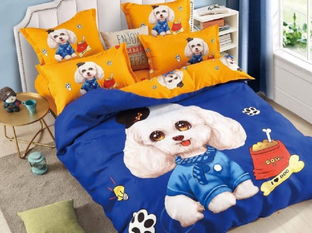 Спално бельо 3D Doggy 6 части (фино)