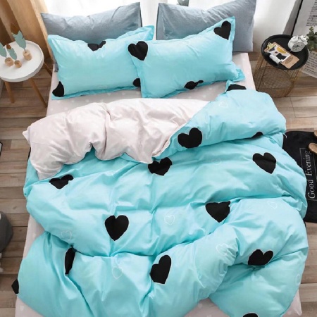 Спално бельо Aqua Love (памучен сатен)