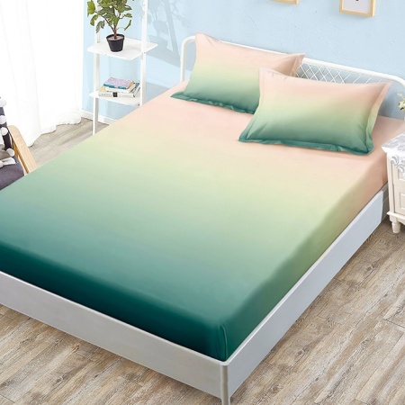 Чаршаф с ластик и 2 калъфки за възглавници Junne Rainbow V3 180x200 cm (Finet)