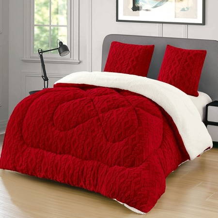 Cocolino дебел косъм с вълна V32 червен 4,5 кг, 200x230