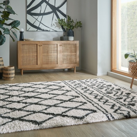 Souq Lines Бежов килим с линии 160x230 cm, Flair Rugs