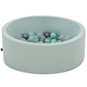 Басейн с топки Bubble Pops v7 Мента 85x85x30 см - Img 1