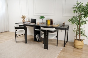 Бюро Twin Study Desk Antracit - Img 2