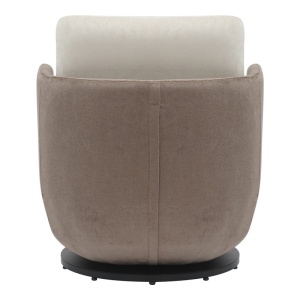 Въртящ се фотьойл Coupa Pako World Beige 75x77x79 cm - Img 5