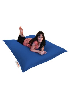 Градинска възглавница Pouf Възглавница за фотьойл Pouf Blue 20x100 cm - Img 5