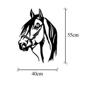 Декоративен метален аксесоар за стена Model-021 Black 40x55 cm - Img 5