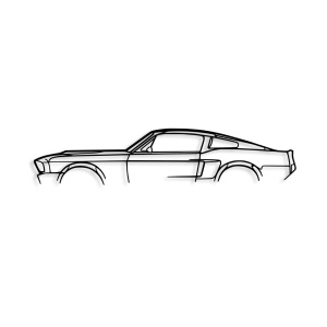 Декоративен метален аксесоар за стена Model-610 Black 70x15 cm - Img 5
