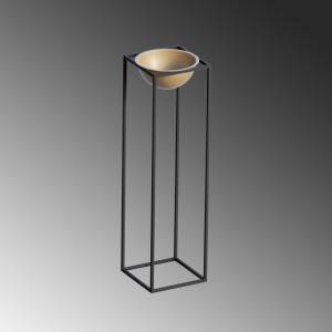 Декоративен саксий GED020A Златен 28x80x28 см - Img 5
