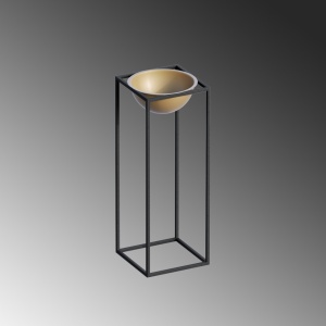 Декоративен саксий GED021A Златен 22x60x22 см - Img 5