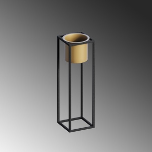 Декоративен саксий GED023A Златен 15x50x15 см - Img 5