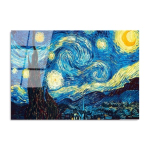 Картина от закалено стъкло с UV защита Многоцветна 70x100 см - Img 5