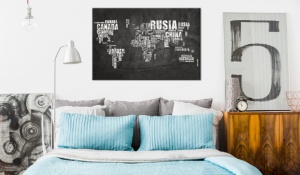 Картина от корк - Испанска география [Коркова карта - испански текст] 120x80 см - Img 2
