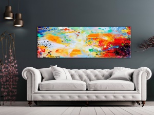 Картина - Спомен от детството (1 част) тясна 150x50 см - Img 2