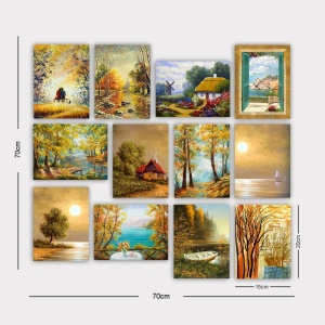 Картина 12 части 12MDF20YS Многоцветна 20x15x3mm - Img 2