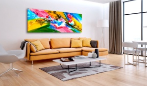 Картина - Emotion of Summer 135x45 см - Img 2