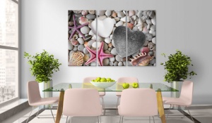 Картина - Pebbles of love 60x40 см - Img 2