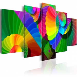 Картина - Twisted Colours 100x50 см