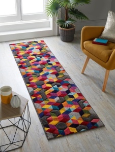 Килимче Bolster Dynamic Multicolour 66X230 cm, Flair Rugs