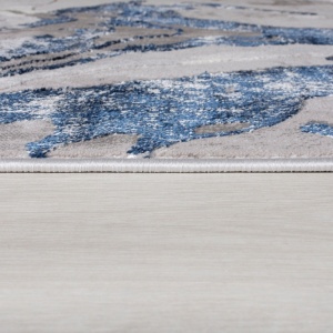 Килим пътека, Marbled Flair Rugs, тъмносин, 60x230 см - Img 5