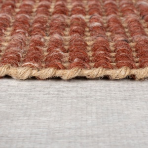 Килим Mottle Jute Jute Rugs Red Ombre 200X290 cm, Flair Rugs - Img 3
