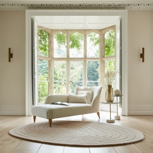 Килим Puddle Wool Natural 160x230 cm, Flair Rugs - Img 1