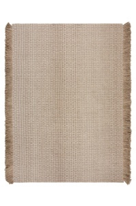 Килим, Rene Fringed Ribbed Flair Rugs, бежов, 120x170 см - Img 2