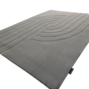 Килим Zen Deluxe сив 80x150 см - Img 6
