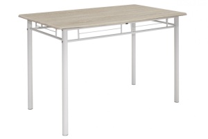 Комплект маса и столове Роза 5 части Сонома - Бял гланц 120x70x75 см - Img 4