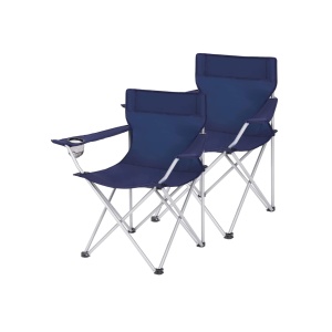 Комплект 2 къмпинг стола Songmics Indigo 84x52x81 см