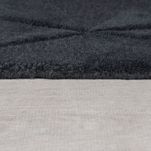 Кръгъл килим Shard Dark grey 160x160 cm, Flair Rugs - Img 5
