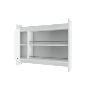 Окачен кухненски рафт Knerr White 85x15x65 cm - Img 5
