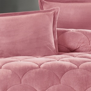 Пухкаво одеяло Fluffy V13 Pink 195x215 см - Img 2