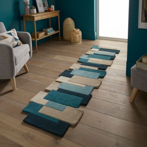 Пътека Collage Teal 60X230 см, Flair Rugs