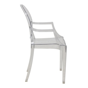 Стол Narova PC прозрачен 43x48x92 cm - Img 3