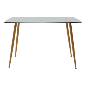 Трапезен комплект от 5 части, Chloe-Caron, Pako World, естествен цвят, 120x70x75 см - Img 6