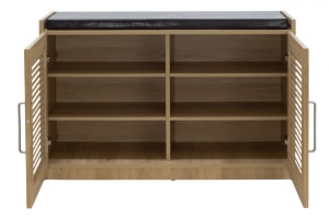 Шкаф за обувки Crispy за 9 чифта Sonoma 94x34,5x60 см - Img 5