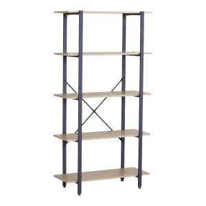 Biblioteca, Nebranzo, Stejar, 80x34x155.3 cm - Img 2