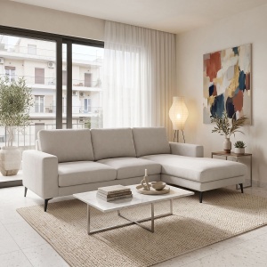 Coltar stanga, Menande, Fildes, 248x160x89 cm