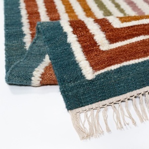 Covor Boucle Wool Frame Multicolor 160x230 cm