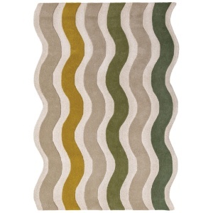 Covor Cascade Wool Verde 160x230 cm - Img 6