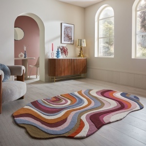 Covor oval Envy Wool Multicolor 200x290 cm
