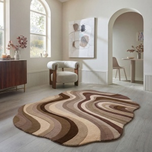 Covor oval Envy Wool Natural 160x230 cm