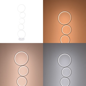 LED лампа Chemal Бял 30x30x130 см - Img 2